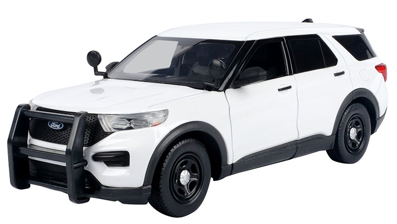 Fordフォード Police Interceptor Utility 2022 Police in W / Motor Max 1/24 ミニカー 模型