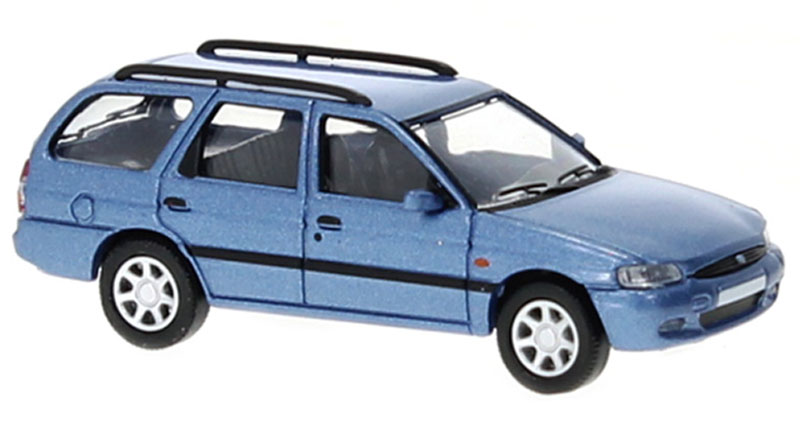 Fordジェラルド・r・フォード Escort MK VII Wagon 1995 Metallic Blue / PCX87 1/87 ミニカー ひな型