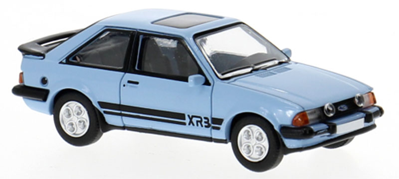 Fordジェラルド・r・フォード Escort MK III XR3i 1982 Light Blue / PCX87 1/87 ミニカー ひな型