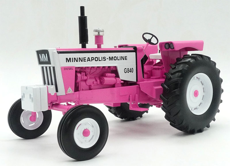 Minneapolis Moline G840 Tractorトラクタ PinkFea / SPECCAST 1/16 農機トラクタ ひな形