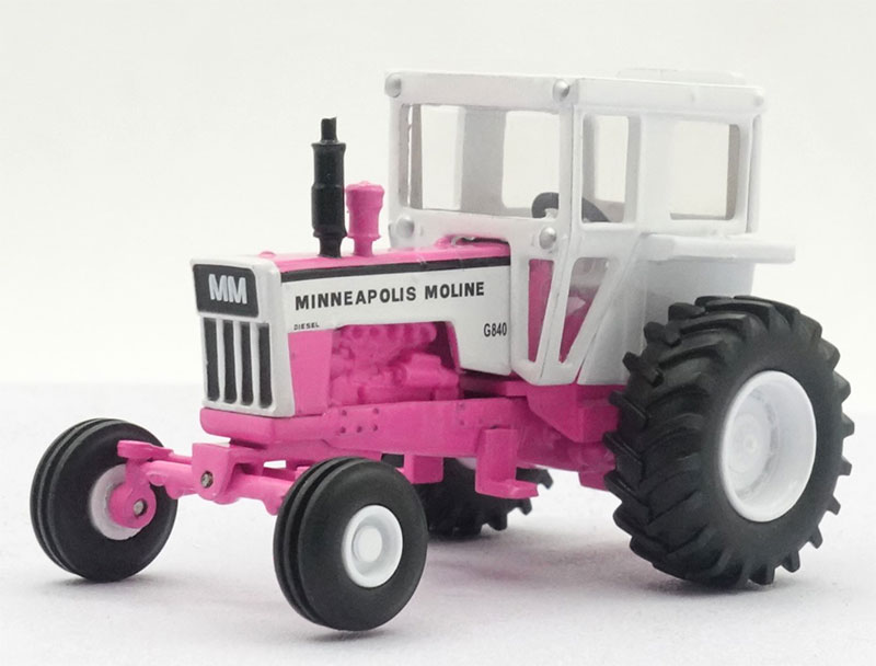 Minneapolis-Molineミネアポリスモーリン G840 トラクタ サクラ色 農芸機械類 / SPECCAST 1/64 農機 ミニカー・トイカー-車