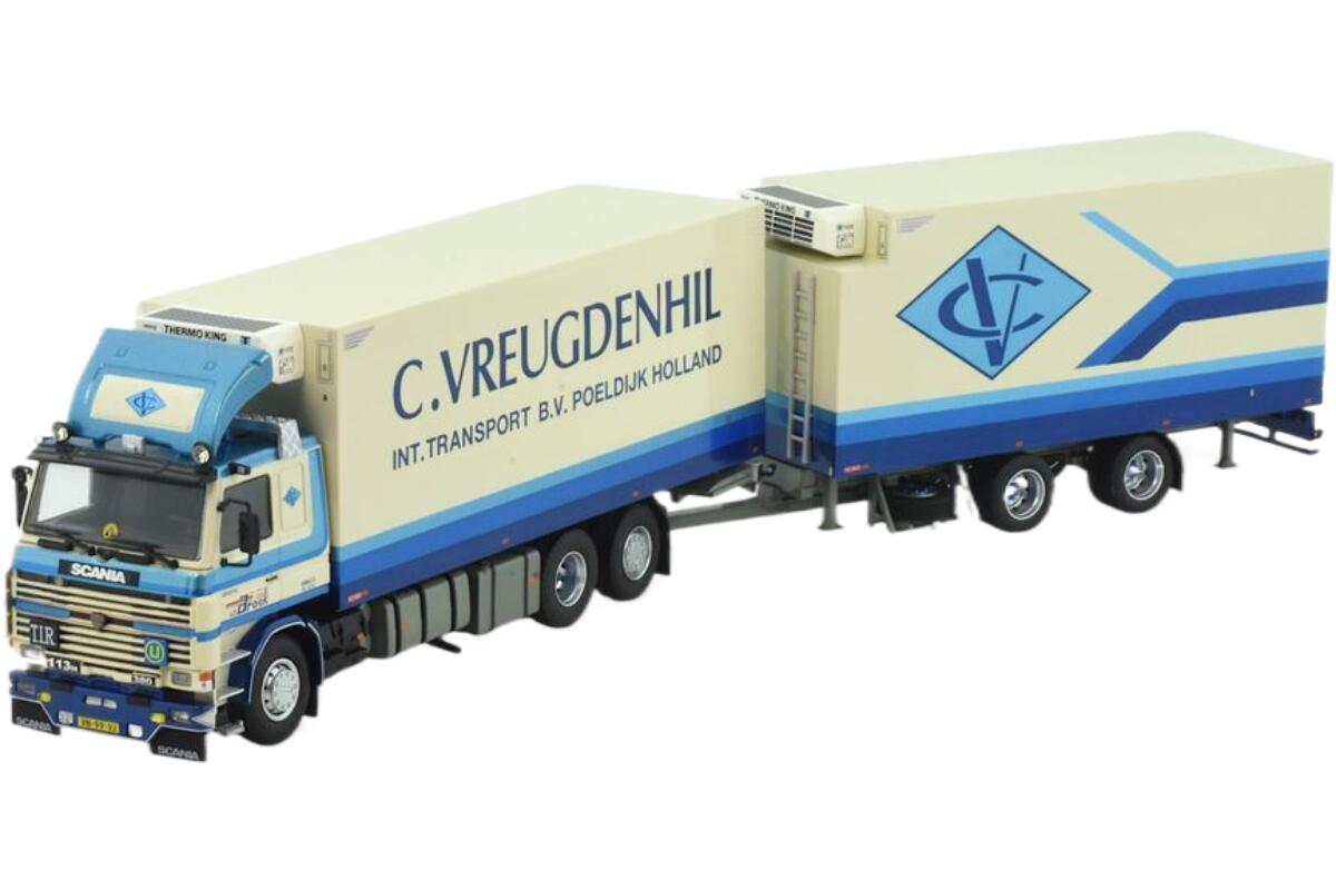 C. Vreugdenhil Scaniaスカニア 113 reefer trailer冷蔵トレーラー トラック 模型 /Tekno 1/50|ラストホビー