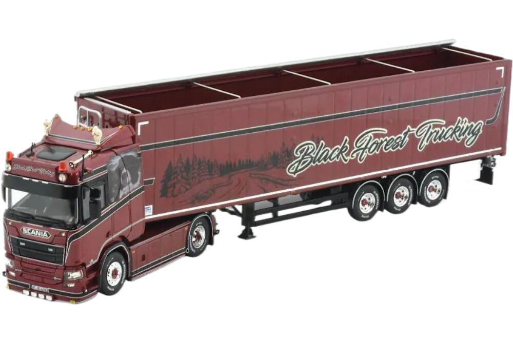 Black Forest Trucking Scaniaスカニア Next Gen R walking floor semitrailerウォーキングフロアセミトレーラー トラック 模型 /Tekno 1/50|ラストホビー