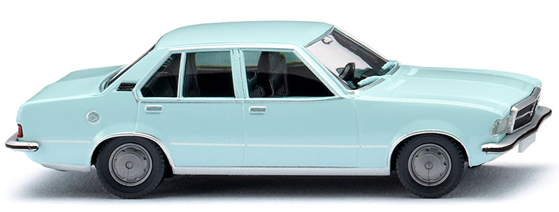 Opelオペル Rekordレコード D ライトブルー 旧車 模型 ダイキャスト モデル / Wiking 1/87 ミニカー 模型