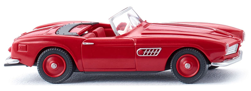 BMW 507 コンバーチブル レッド オープンカー 模型 ダイキャスト モデル / Wiking 1/87 ミニカー 模型