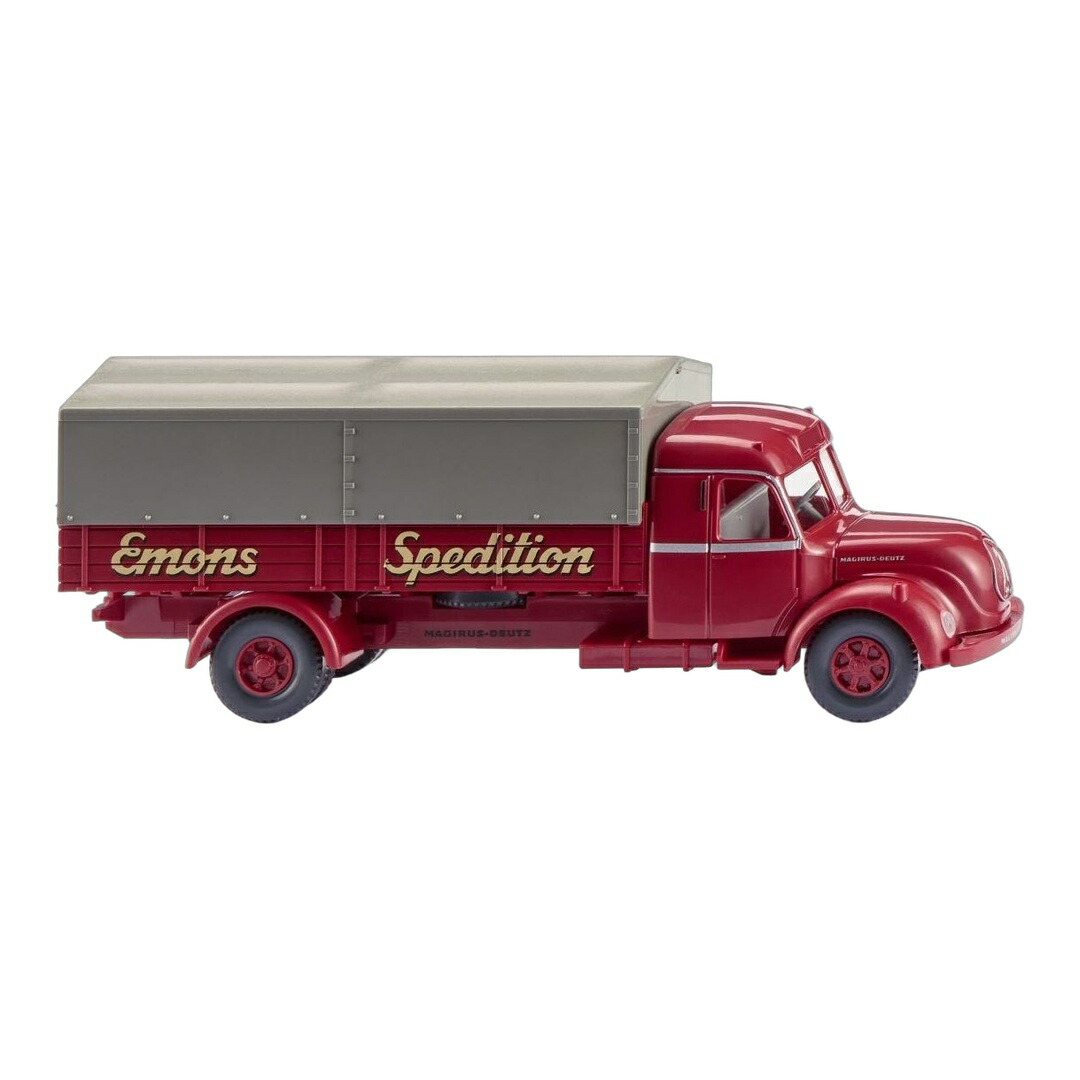 Spedition Emons マギルス S 7500 フラットベッドトラック / Wiking 1/87 貨物自動車ひな型