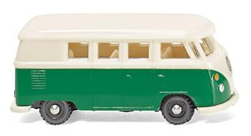 Volkswagenフォルクスワーゲン T1 バス グリーン/ホワイト ワーゲンバス 模型 / Wiking 1/160 ミニカー 模型