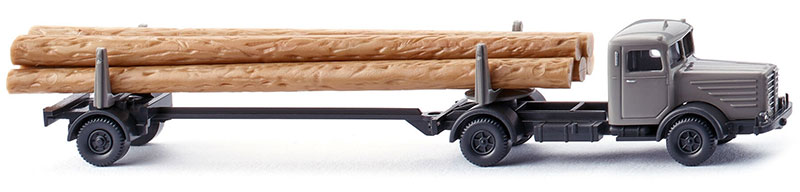 Bussingビュッシング 8000 ログトランスポーター 丸太輸送 トラック 模型 モデル / Wiking 1/160 ミニカー 模型
