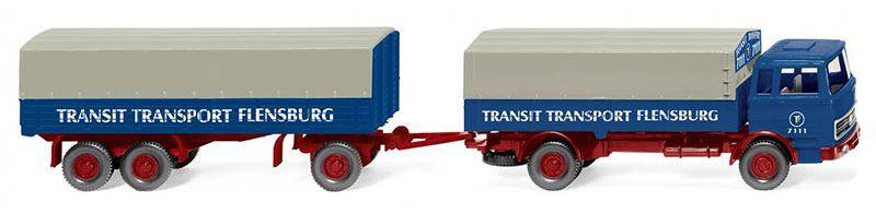 Mercedes-Benzメルセデスベンツ Transit Transport Flatbed Road Tra / Wiking 1/87 トラック商用車 模型