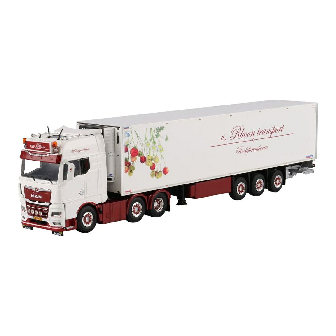 Van Rhoon Transport MAN TGX GX Twin Steer 冷凍冷蔵 セミトレーラー 冷凍車 / WSI 1/50 トラック模型|ラストホビー