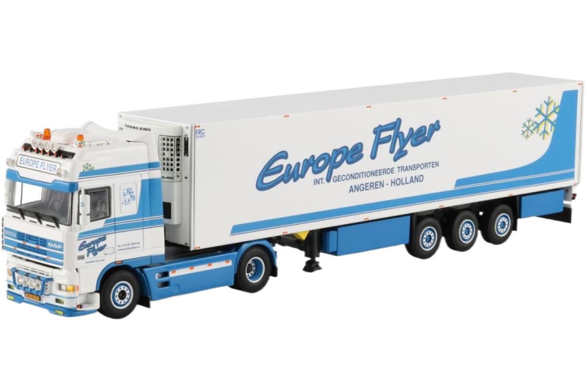 Europe Flyer DAF 95XF Super Space Cab reefer semitrailer冷蔵セミトレーラー トラック 模型 /WSI 1/50 30,680円