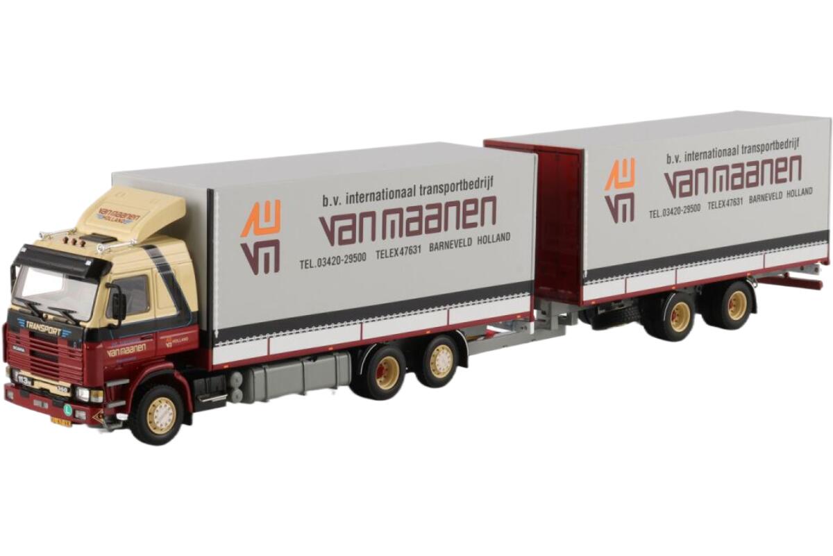 Van Maanen Scaniaスカニア 3 Series curtainside trailerカーテンサイドトレーラー トラック 模型 /WSI 1/50|ラストホビー