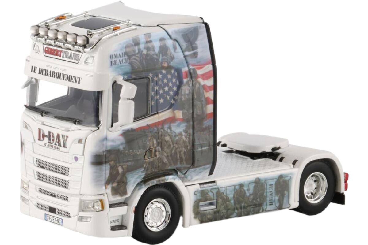 Giberttrans D-Day Scaniaスカニア S Highline CS20H 4x2 トラック 模型 /WSI 1/50