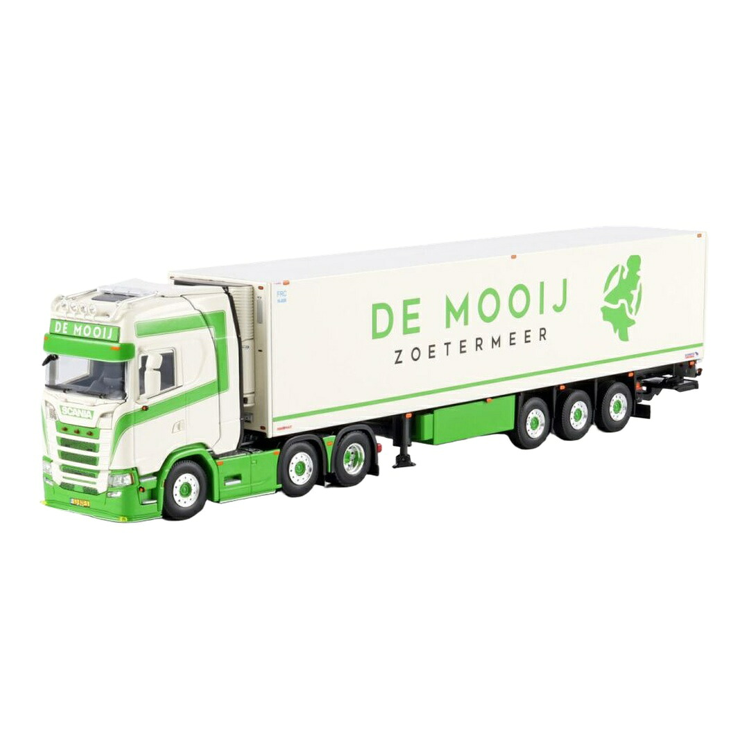 De Mooij スカニア S ハイライン CS20H 6x2 ツインステア 冷凍冷蔵セミトレーラー 3軸 冷凍車 / WSI 1/50 トラック模型｜ラストホビー