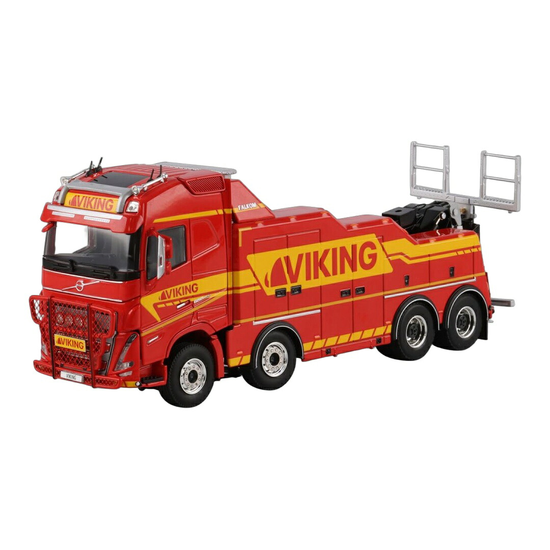 Viking Sverige ボルボ FH5 グローブトロッター Falkom 8x4 レッカー車 牽引車 / WSI 1/50 トラック模型｜ラストホビー