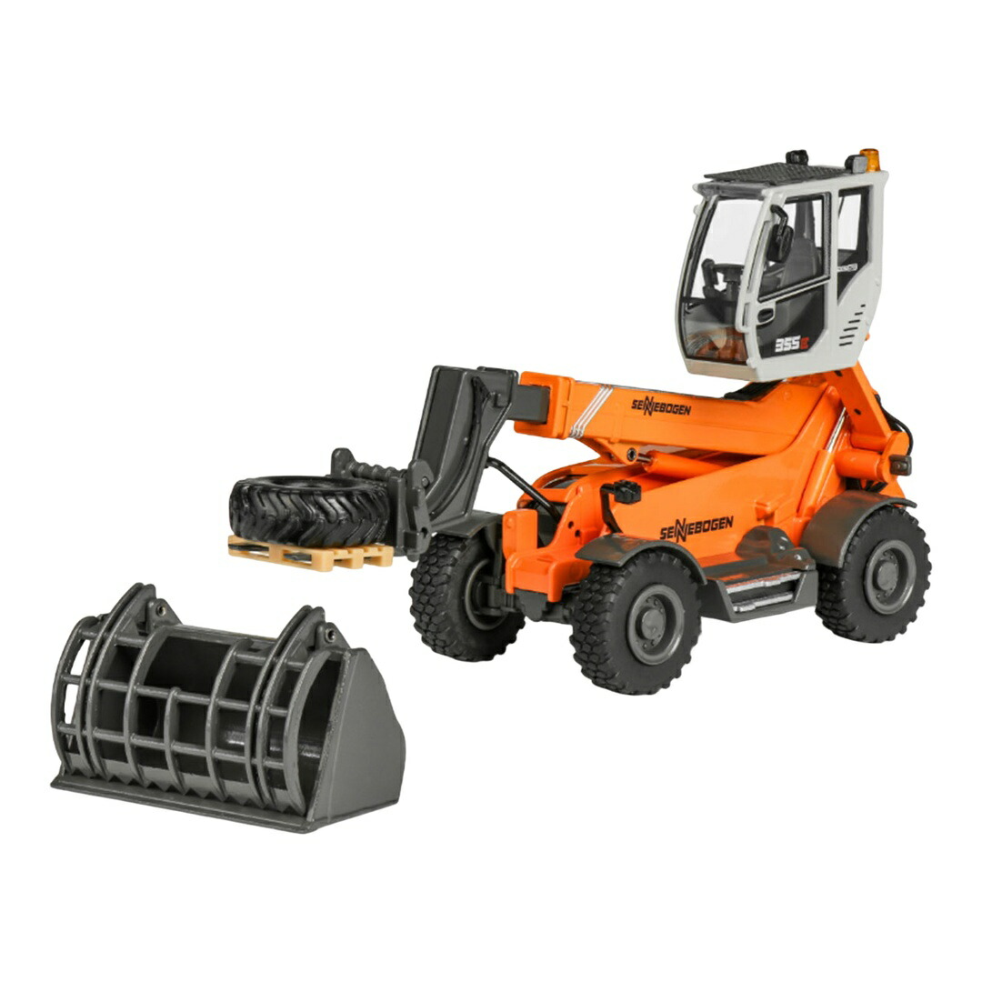 Sennebogen 355 E Telescopic Handler インチ Orange / CONRAD 1/50 組み上げる機械類 ひな形