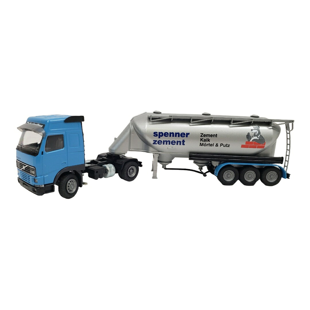 ボルボ Volvo FH12 セミ スピッツァー バルク セメントタンカー SPENNER ZEMENT / CONRAD 1/50 ミニカー トラック模型｜ラストホビー