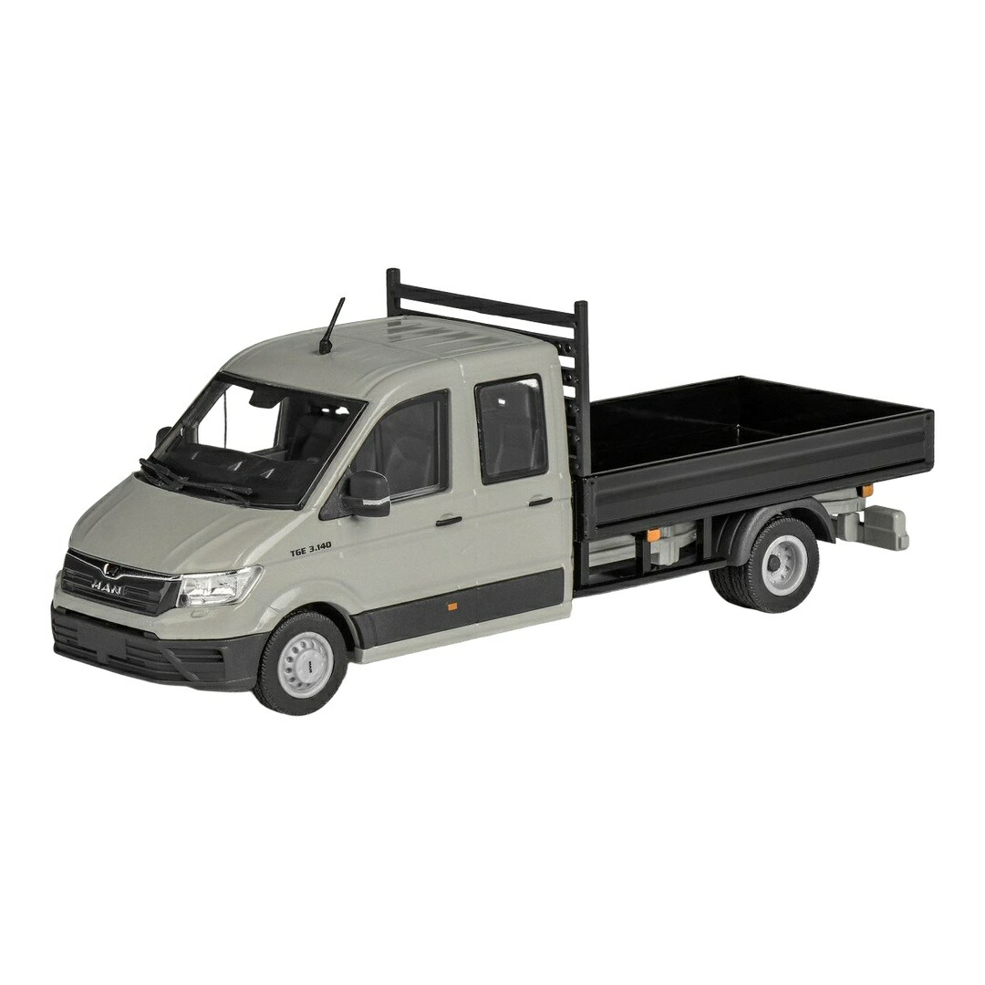 MAN TGE 3.140 ダブルキャブ フラットベッド / Conrad 1/50 ミニカー トラック模型｜ラストホビー