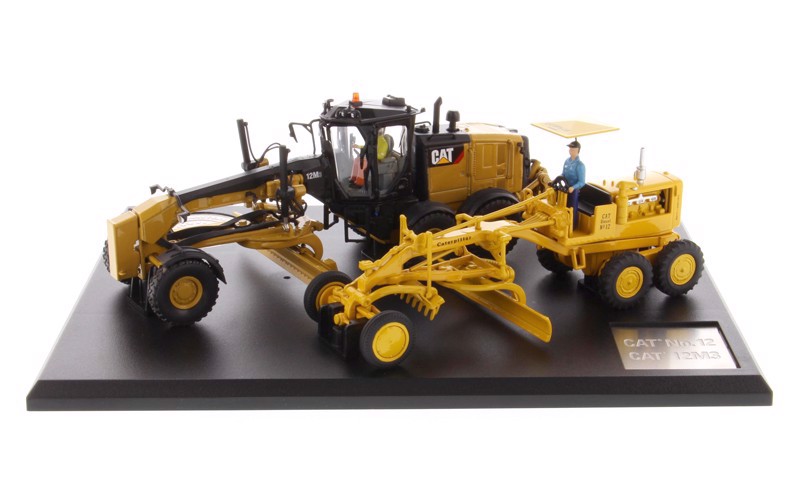 CAT No 12 & 12M3 モーターグレーダー 2台セット / Diecast Masters 1/50 ミニカー 建設機械模型 工事車両｜ラストホビー