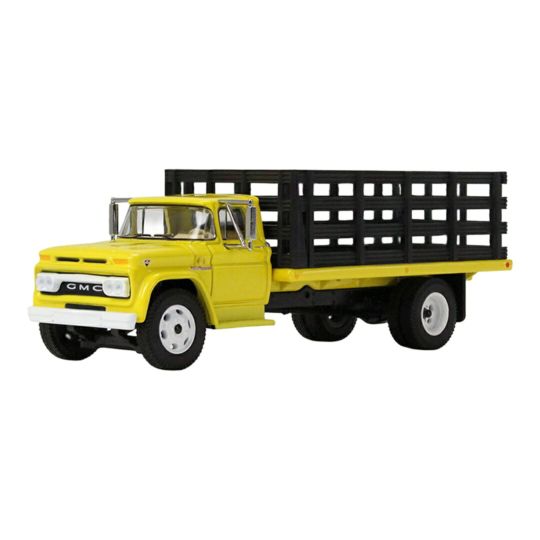 GMC 4000 Stake Truck貨物自動車 Bright Yellow / DCP 1/64 ひな型