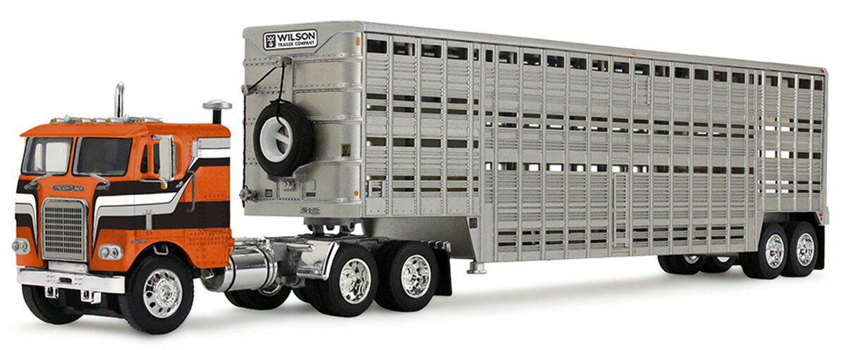 Freightlinerフレイトライナー COE in Orange and Black with 45 Wils / DCP 1/64 模型｜ラストホビー