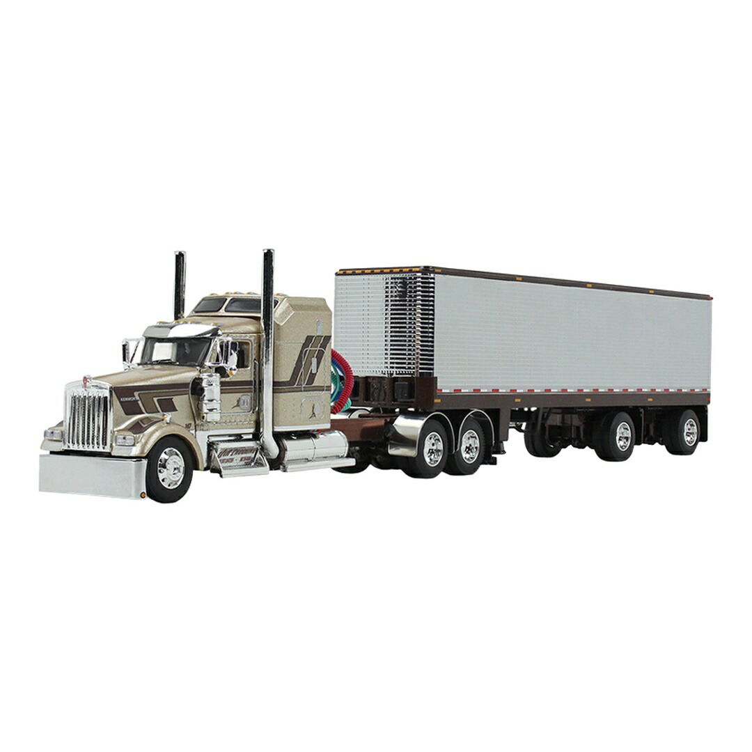Kenworthケンワース W900L with 60 Aerodyne Sleeper and 40\u0027 V / DCP 1/64 ひな形