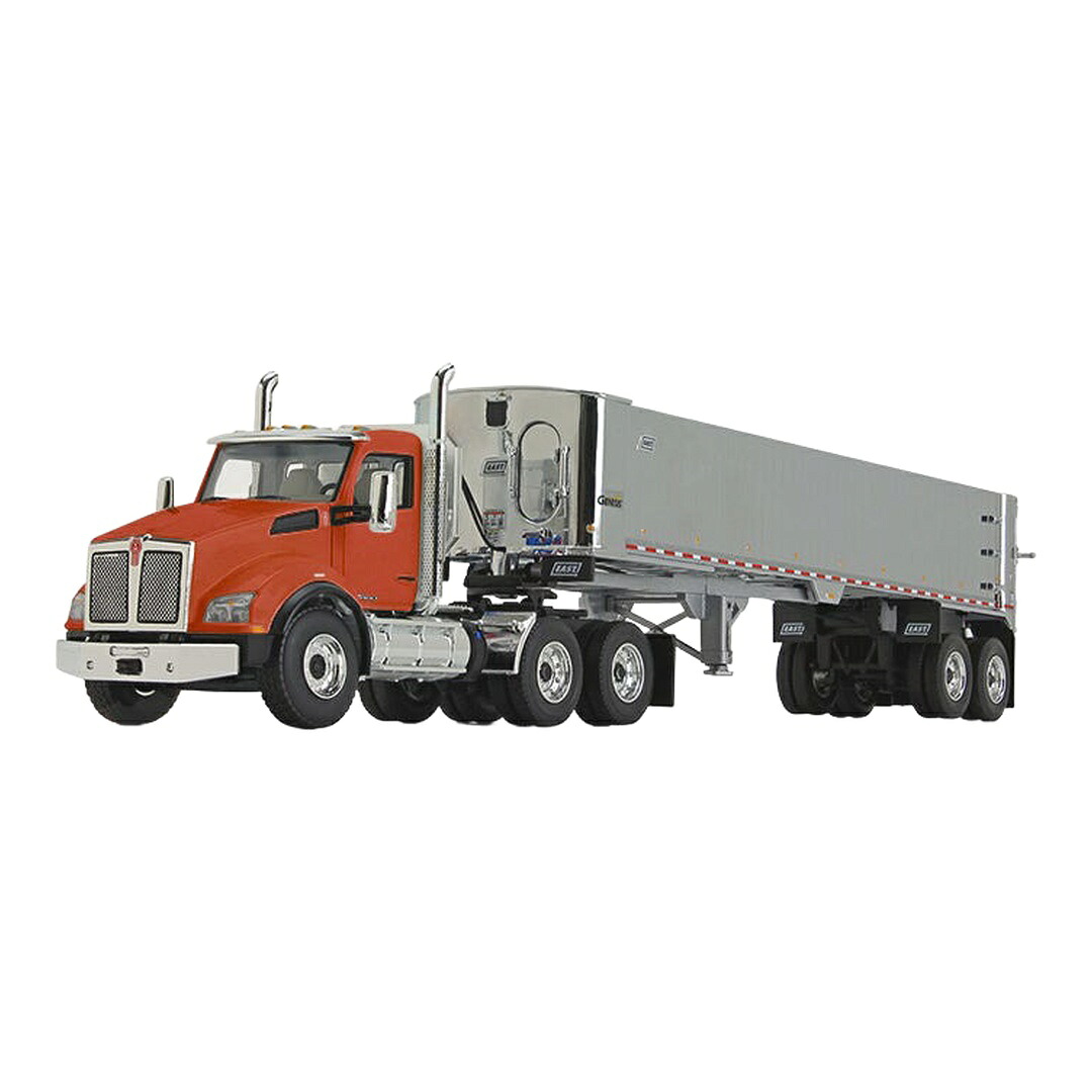 ケンワース Kenworth T880 イースト East Genesis エンドダンプトレーラー バーントオレンジ クローム / FIRST GEAR 1/50 ミニカー トラック模型｜ラストホビー 26,390円