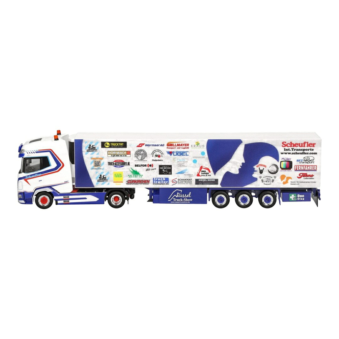 Scheufler/R?ssel Truck Show DAF XF 冷凍冷蔵セミトレーラー / Herpa 1/87 ミニカー トラック模型｜ラストホビー