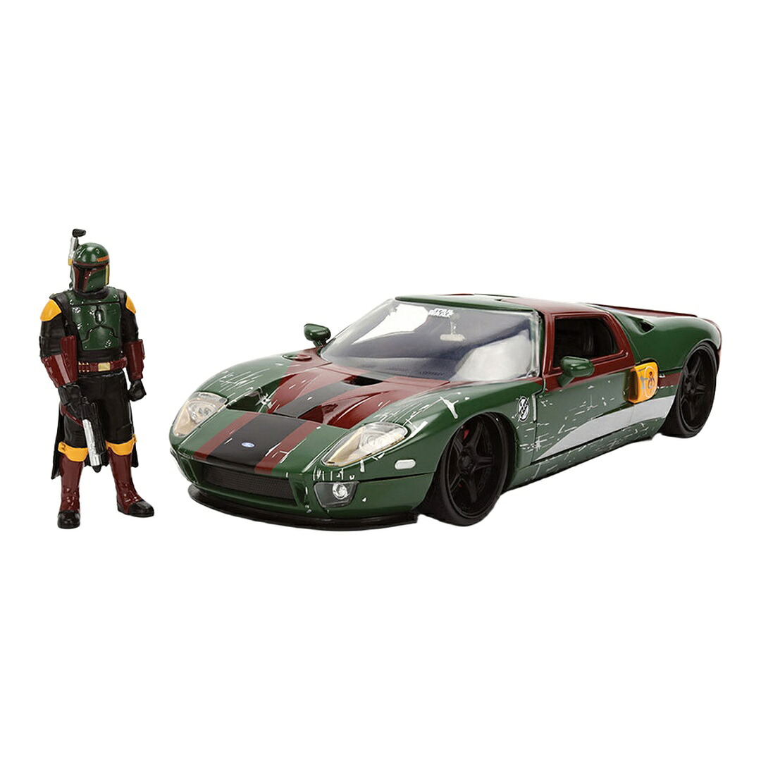 Fordフォード GT 2005 with Boba Fett Figure Hollywo / JADA 1/24 模型｜ラストホビー