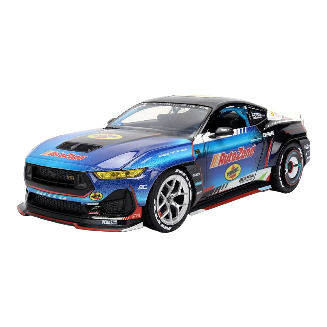 Fordジェラルド・r・フォード Mustang RTR 13 2025 Auto Zone James Deane\u0027s / JADA 1/24 ひな形
