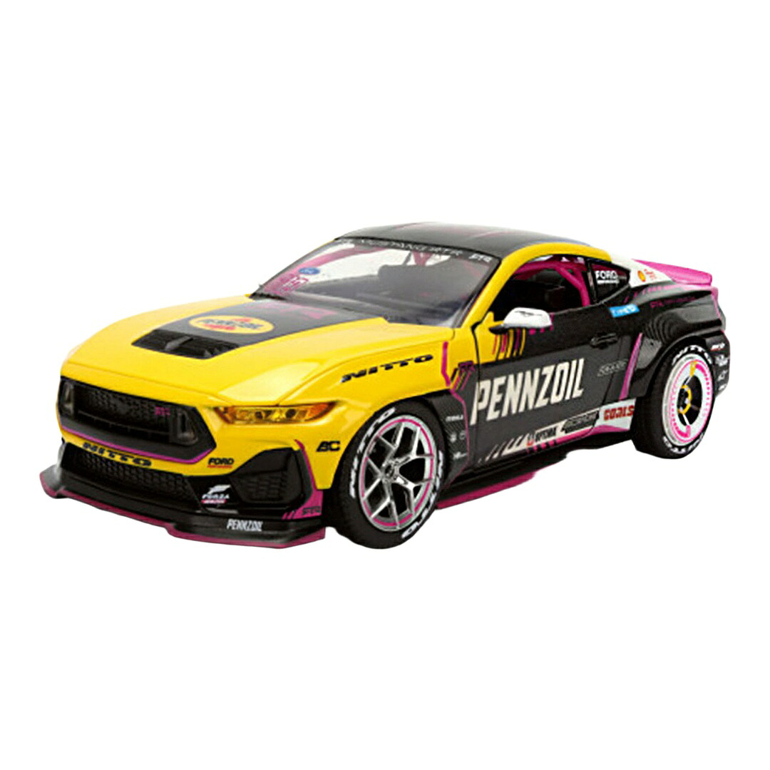 Fordジェラルド・r・フォード Mustang RTR 213 2025 Pennzoil Ben Hobsons / JADA 1/24 ひな形