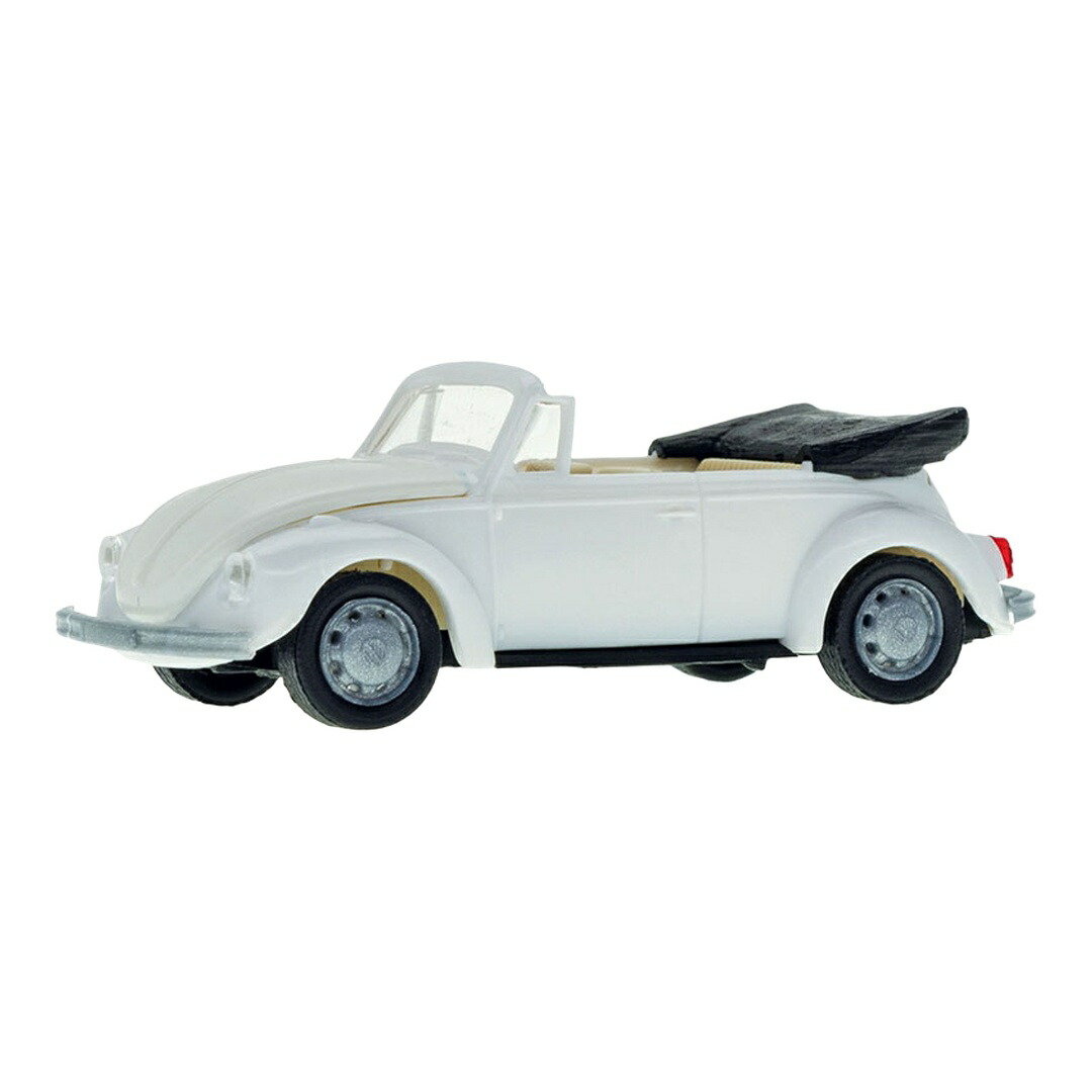 Volkswagenフォルクスワーゲン Beetle Type 11 Convertibleビートルタイプ11オープンカー White Pla白いこと / Kibri 1/87 ひな形