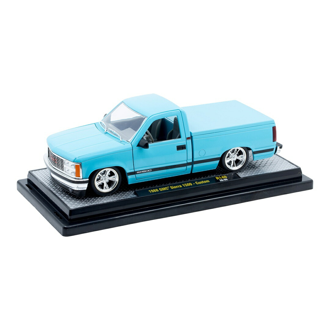 GMC Sierra Grande 1500 Custom 1988 Blue with Ch / M2MACHINES 1/24 ひな形