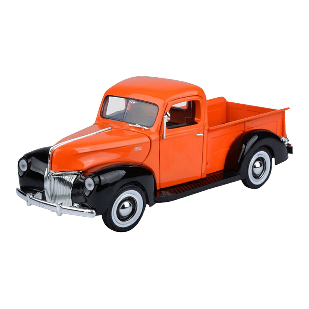 Fordジェラルド・r・フォード Pickup 1940 Orange and Black / Motor Max 1/18 ひな形