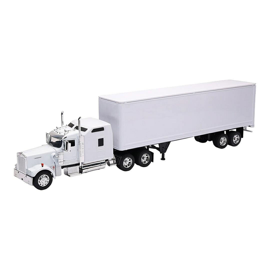Kenworthケンワース W900 Sleeper Cab with Dry Van Trailer / NEW-RAY 1/32 ひな形
