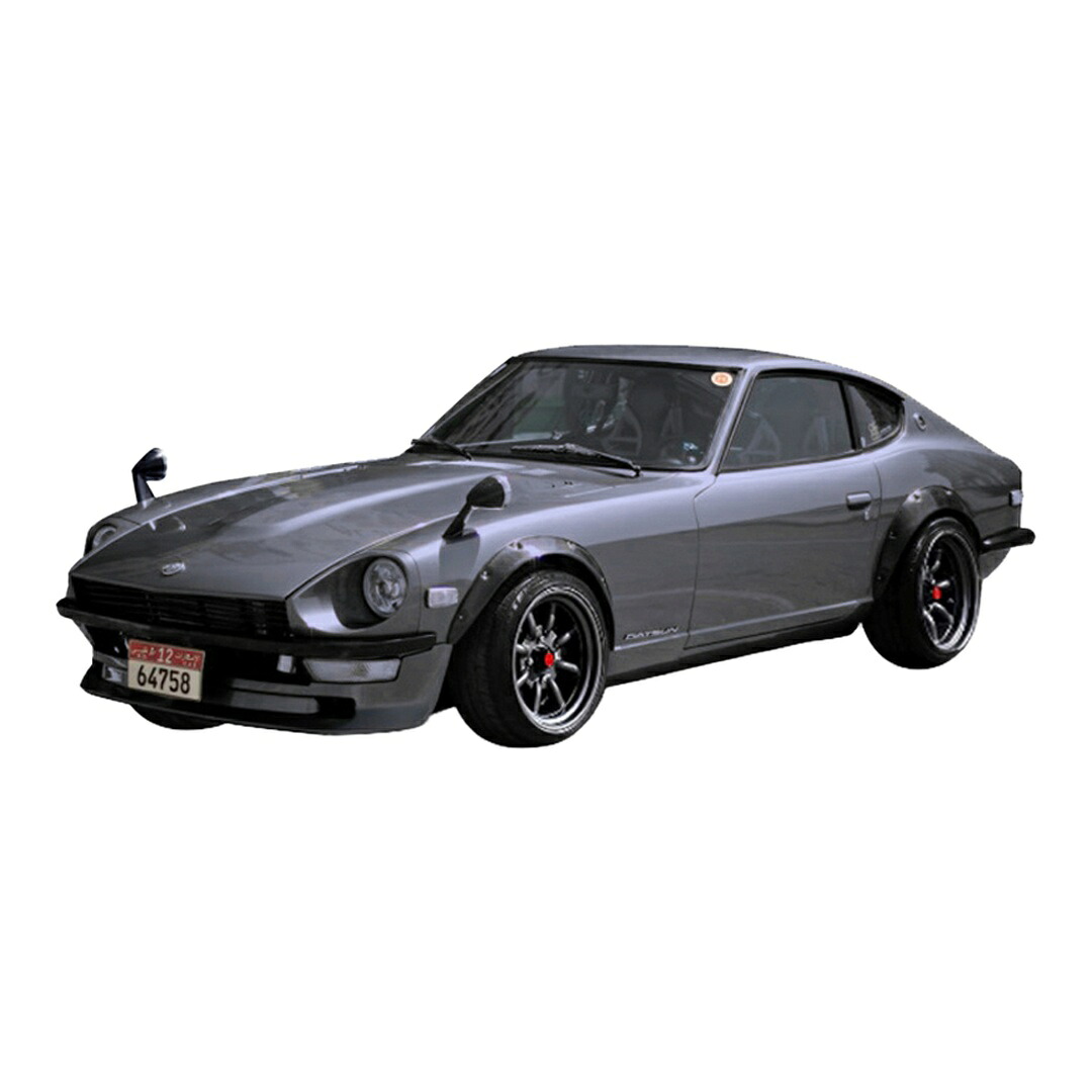 Datsunダットサン 240Z 1971 Dark Gray / Sun Star 1/18 ひな型