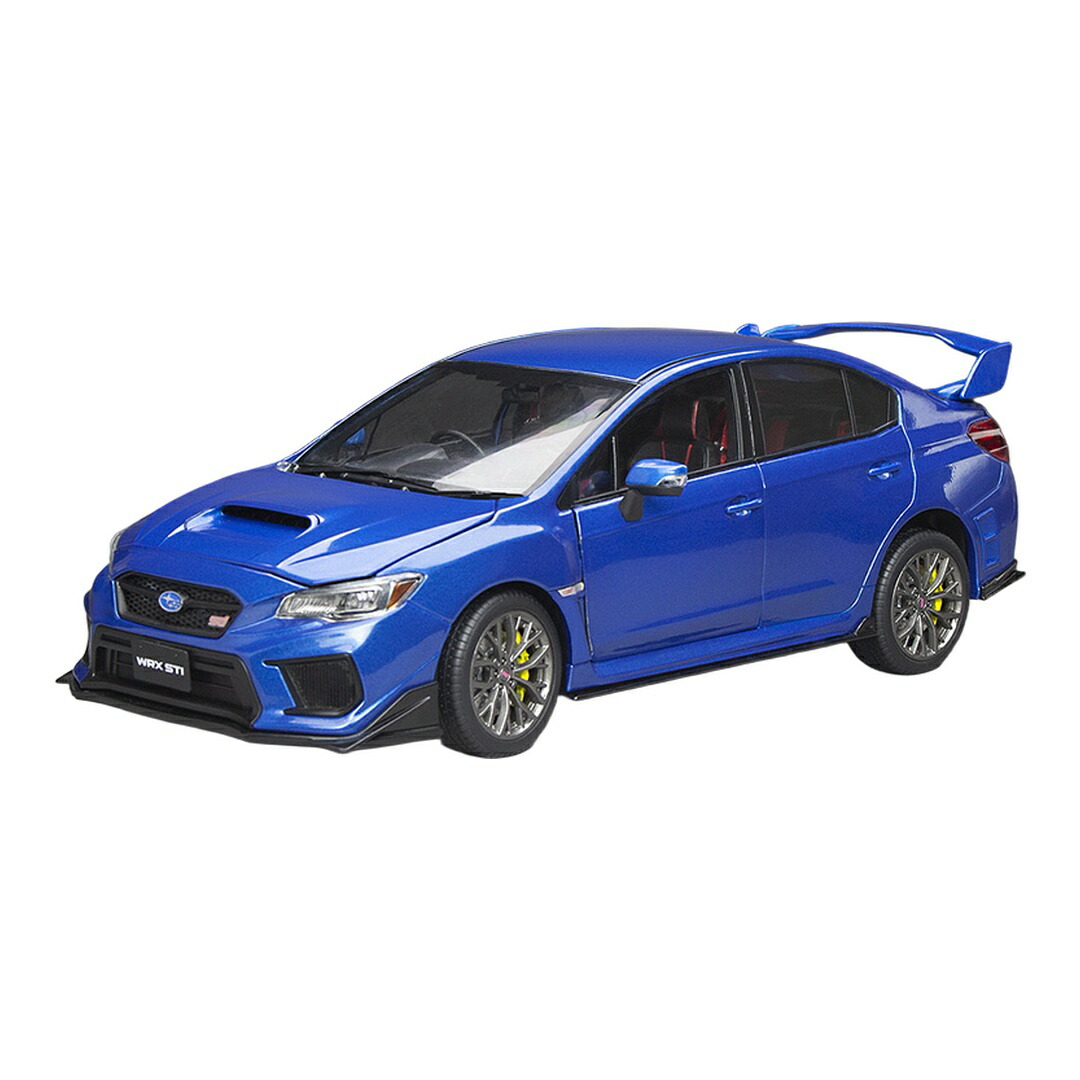 Subaruスバル WRX STI 2018 Lapis Blue Pearl / Sun Star 1/18 ひな型