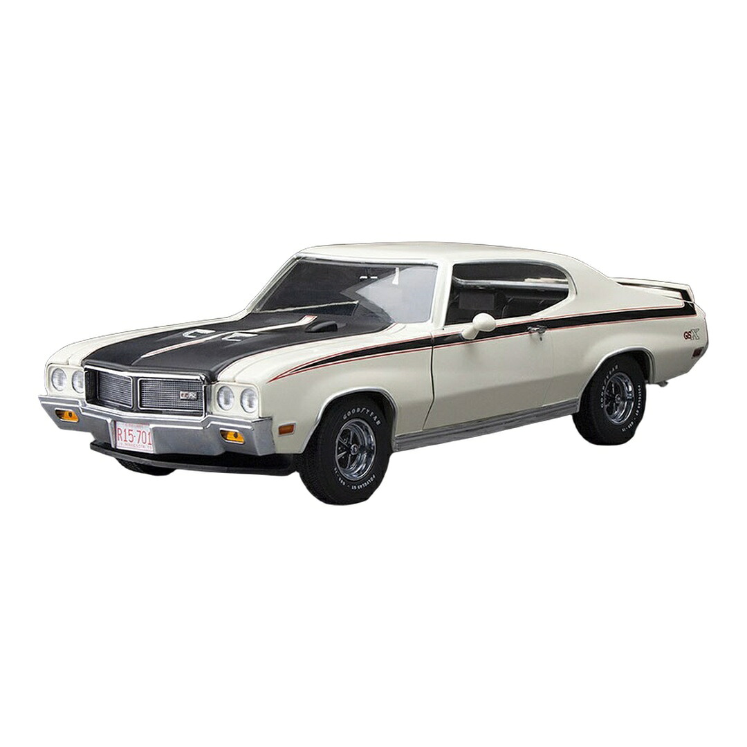 Buickビュイック GSX 1970 White with Black Stripes / Sun Star 1/18 ひな型