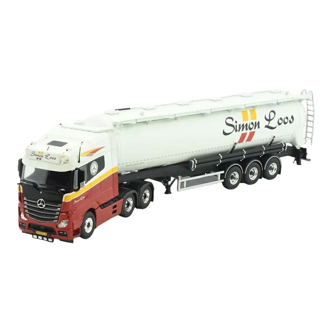 Simon Loos メルセデス・ベンツ アクトロス サイロセミトレーラー / Tekno 1/50 ミニカー トラック模型|ラストホビー