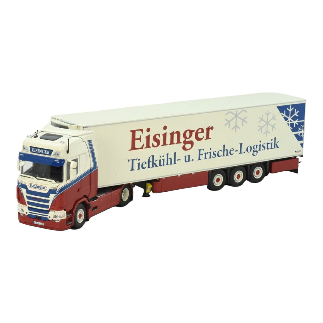 Eisinger スカニア NGS ハイライン 4x2 冷凍セミトレーラー 3軸 / Tekno 1/50 ミニカー トラック模型｜ラストホビー