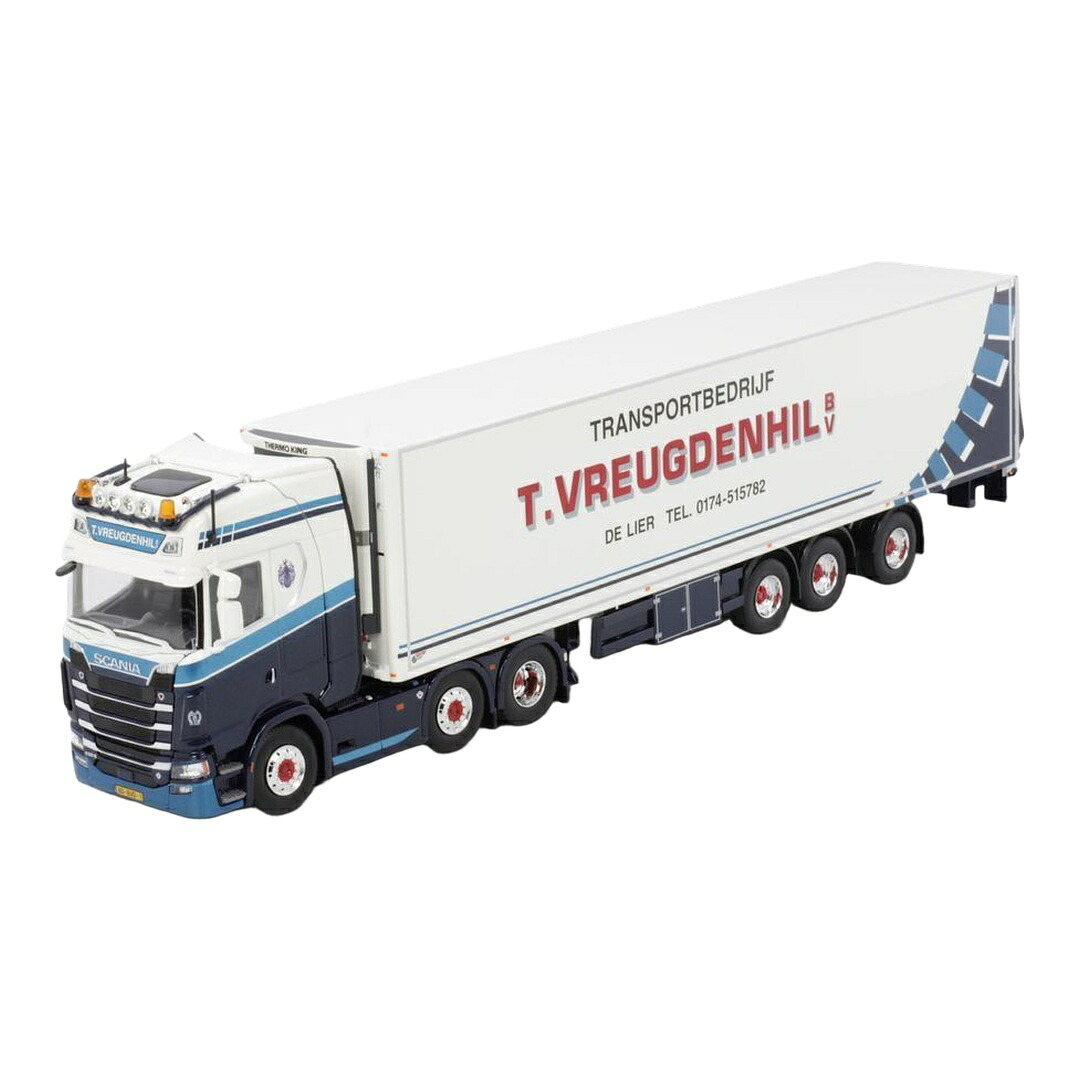 T. Vreugdenhil BV スカニア NGS 6x2 ハイライン 冷凍セミトレーラー / Tekno 1/50 ミニカー トラック模型|ラストホビー