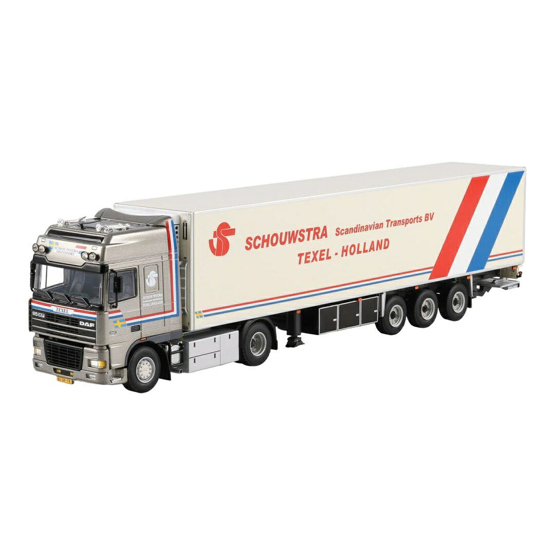 Schouwstra DAF 95XF スーパー・スペース・キャブ 4x2 冷凍セミトレーラー 3軸 / WSI 1/50 ミニカー トラック模型|ラストホビー