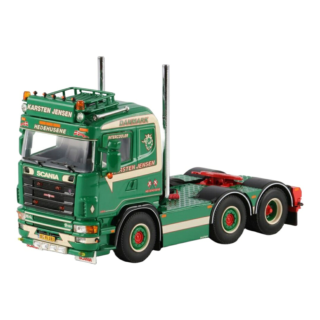 Karsten Jensen スカニア 4シリーズ フラットルーフ 6x2 ツインステア トラクター / WSI 1/50 ミニカー トラック模型|ラストホビー