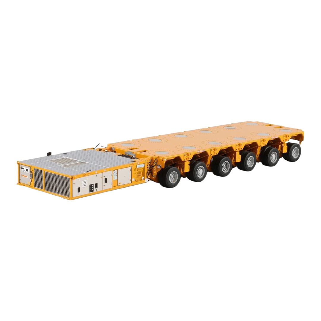 Scheuerle InterCombi SPE 6軸トレーラー イエロー / WSI 1/50 ミニカー トラック模型｜ラストホビー