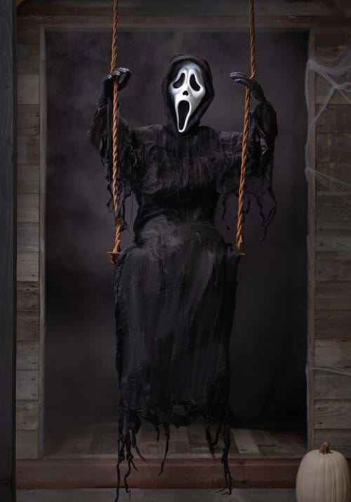 152cm ゴーストフェイス ブランコ デコレーション スクリーム 約152cm ハロウィン 装飾 吊り下げ｜ラストホビー