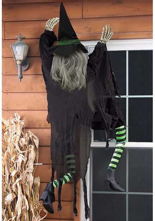 152cm クライミング ウィッチ ウォール デコレーション ハロウィン 壁掛け 魔女 飾り 約152cm|ラストホビー