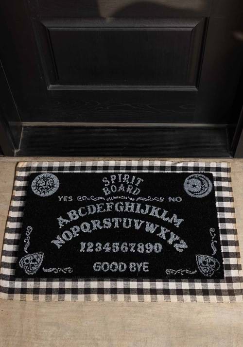 スピリットボード ドアマット 43 x 75cm ブラック ココヤシ繊維 ハロウィン 玄関マット