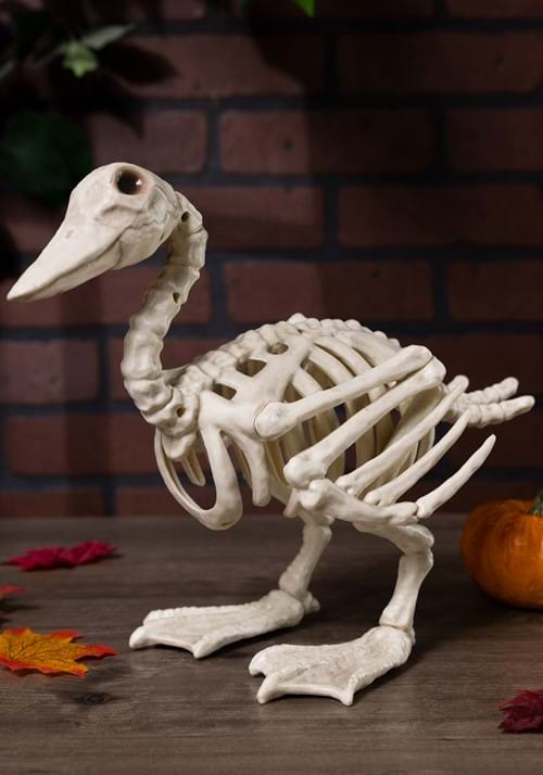 38cm ダック スケルトン ボーンズ デコレーション 約38cm プラスチック製 ハロウィン飾り