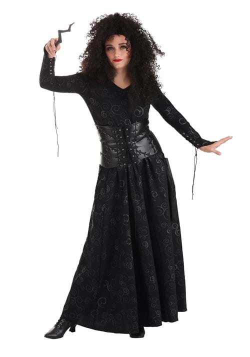 ハリー・ポッター レディース デラックス ベラトリックス コスチューム コスプレ衣装　(結婚式、仮装、ハロウィン） 大人女性