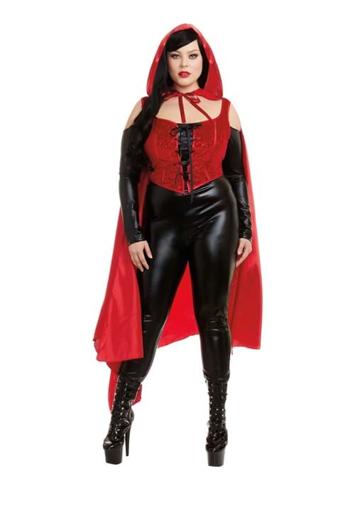 大きいサイズ 誘惑的なレッド 女性用コスチュームイベント ハロウィン コスプレ 大人女性｜ラストホビー